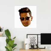 Poster Custom Face Cutout Bachelorette Party Birthday (Bureau à domicile)