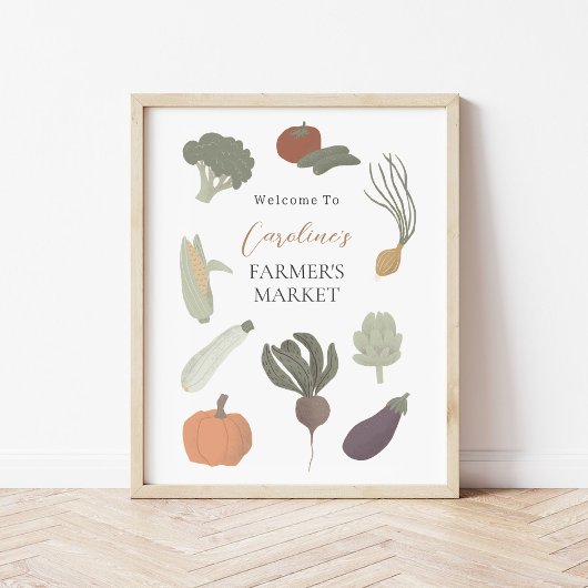 Poster Custom Farmer's Market Party