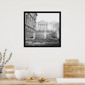 Poster Custom House & Capitol à Richmond, VA 1865 (Cuisine)