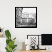 Poster Custom House & Capitol à Richmond, VA 1865 (Bureau à domicile)