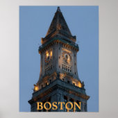 Poster Custom House Tower Boston (Voorkant)