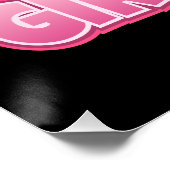 Poster Custom I Love My Girlfriend - Ajouter photo et nom (Coin)