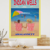 Poster Custom Indian Wells Beach Art Imprimer (Cuisine)