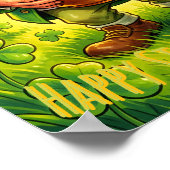 Poster Custom Leprechaun Gnome Happy St. Patrick's Day  (Coin)