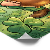 Poster Custom Leprechaun Gnome Happy St. Patrick's Day  (Coin)
