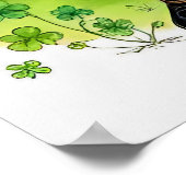 Poster Custom Leprechaun Gnome St. Patrick's Day Shamrock (Coin)