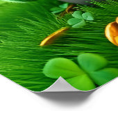 Poster Custom Leprechaun Gnome St. Patrick's Day Shamrock (Coin)