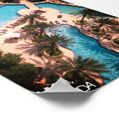Poster Custom Miami Beach Florida - Pool Relax GOOD VIBES (Coin)