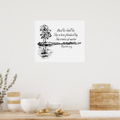 Poster Custom Name Encouraging Scripture Psalm 1:3  (Cuisine)