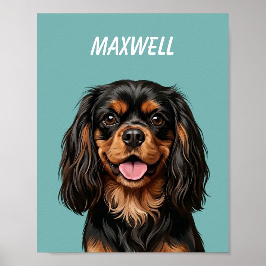 Poster Custom Pet Portraits Using Pet Photo Personalized  (Devant)