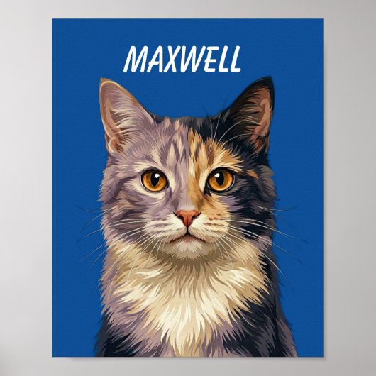 Poster Custom Pet Portraits Using Pet Photo Personalized  (Devant)