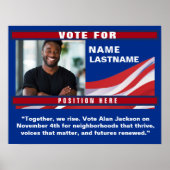 Poster Custom Politics Campaign Template (Devant)