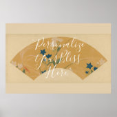 Poster CUSTOM Rinpa School Autumn Fan Pattern Art (Devant)