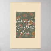 Poster CUSTOM Ryukyu Bingata Kimono Pattern Print  (Devant)