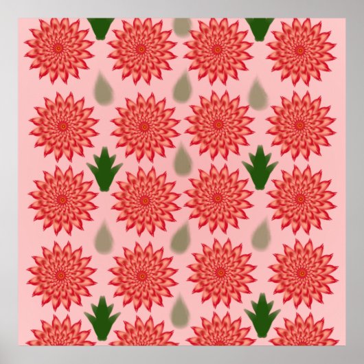 Poster Custom Spring Flower Women's Day Pattern (Devant)