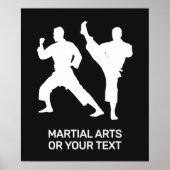 Poster Custom Text & Color Martial Arts (Devant)