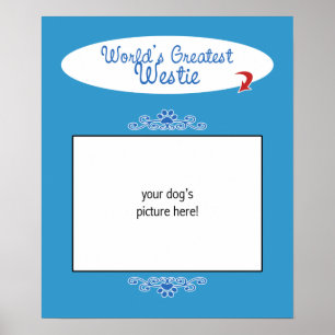 Poster Custom Worlds Greatest Westie