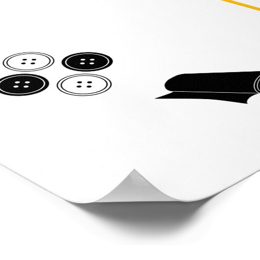 Poster Customiser l'affiche du Étiquette (Coin)