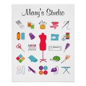 Poster Customiser l'affiche texte (Devant)