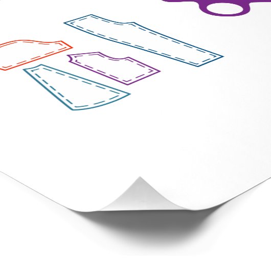 Poster Customiser l'affiche texte (Coin)