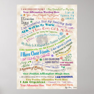 Poster Customisez cette affirmation oculaire de la balein