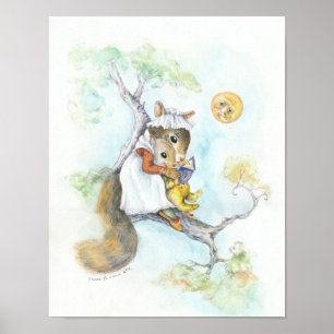 Poster Customizable Nursery Art Poster: story time