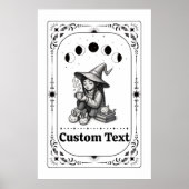 Poster Customizable Tarot Whimsy Zodiac Celestial Witch (Devant)