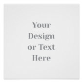 Poster Customizable Your Design or Text Here Personalized (Devant)