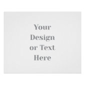 Poster Customizable Your Design or Text Here Personalized (Devant)