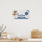 Poster Customize Generic Now Hiring Auto Mechanic (Cuisine)