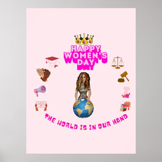 Poster Customized women's day (Devant)