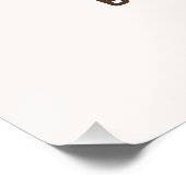 Poster Cute 'a Baby is Brewing' Coffee Baby Shower (Coin)