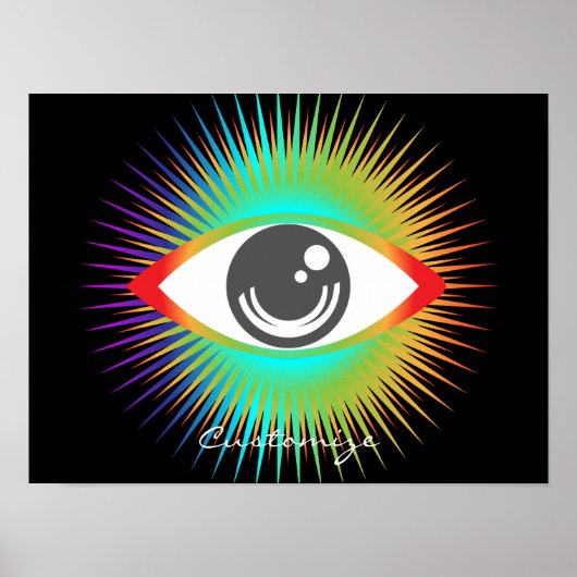 Poster Cute All-Visualiser Alien Oeil Thunder_Cove (Devant)
