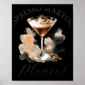 Poster Cute And Funny Espresso Martini (Devant)