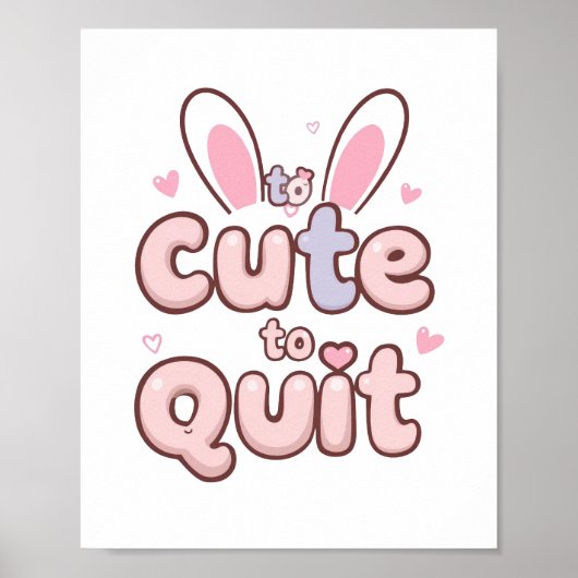 Poster Cute and Playful Encouragement (Devant)