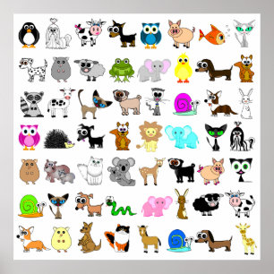 Poster Cute Animal Lover Print