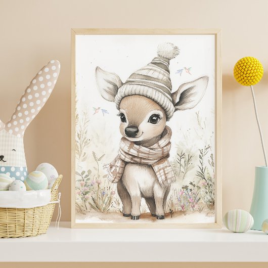 Poster Cute Baby Deer