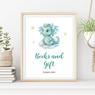 Poster Cute Baby Dragon Livres et Cadeaux