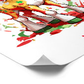 Poster Cute Baby Horse Nom personnalisé (Coin)