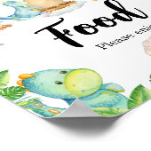 Poster Cute Baby shower Dinosaur (Coin)