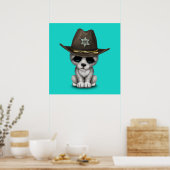 Poster Cute Baby Wolf Sheriff (Cuisine)