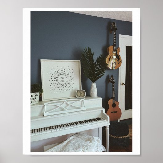 Poster Cute Bass Guitare (Devant)