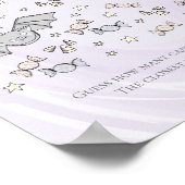Poster Cute Bats Devine Combien De Candies Baby shower Je (Coin)