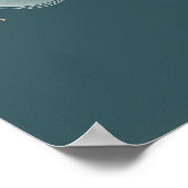 Poster Cute Bear on Cloud Nursery Bedtime Wall Art (Coin)