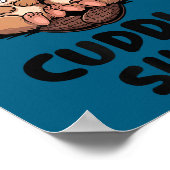 Poster Cute Beaver This Is Our Cuddle  (Coin)