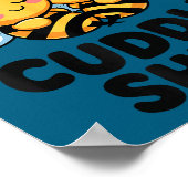 Poster Cute Bee Couple Cuddle Funny Romantic (Coin)