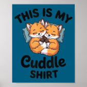 Poster Cute Bee Couple Snuggle Cuddle  (Devant)