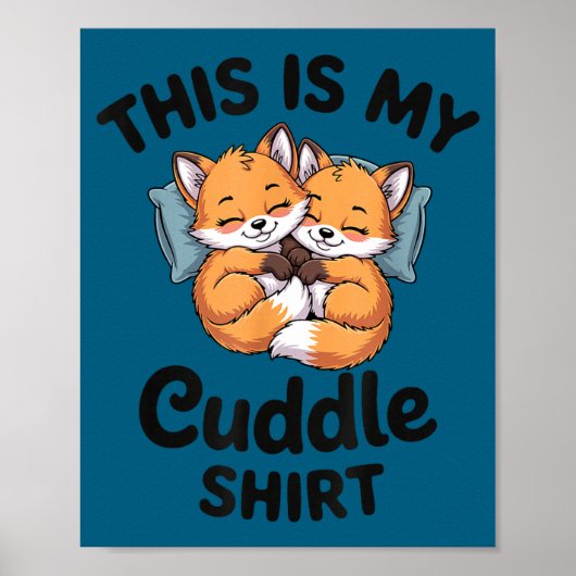 Poster Cute Bee Couple Snuggle Cuddle  (Devant)