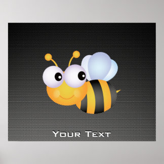 Poster Cute Bee; Sleek