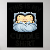 Poster Cute Bees Snuggle This Is My Cuddle  (Devant)